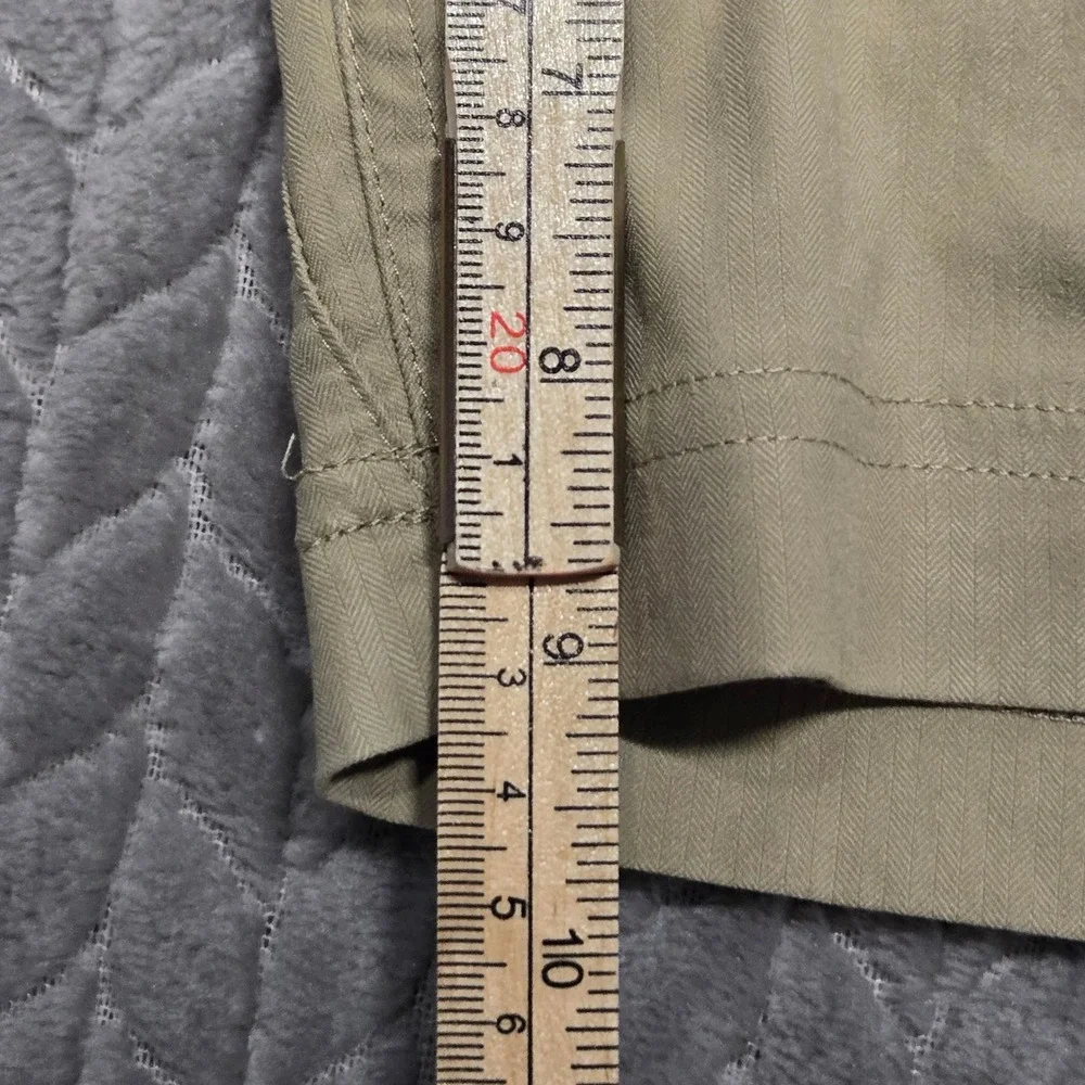 Nike Tiger‎ Woods Collection Practice Mens 33 Khaki Golf Shorts Herringbone